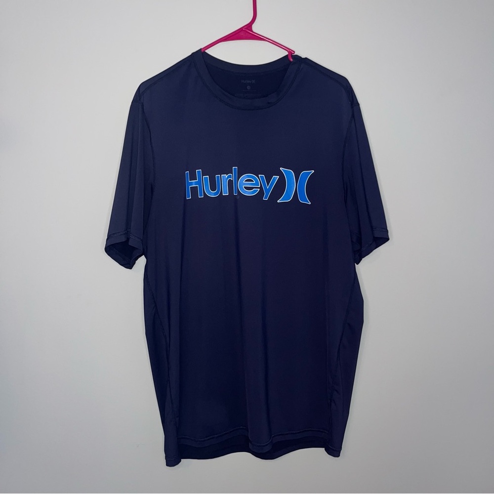 Hurley Men's Short Sleeve Tee - Blue XL